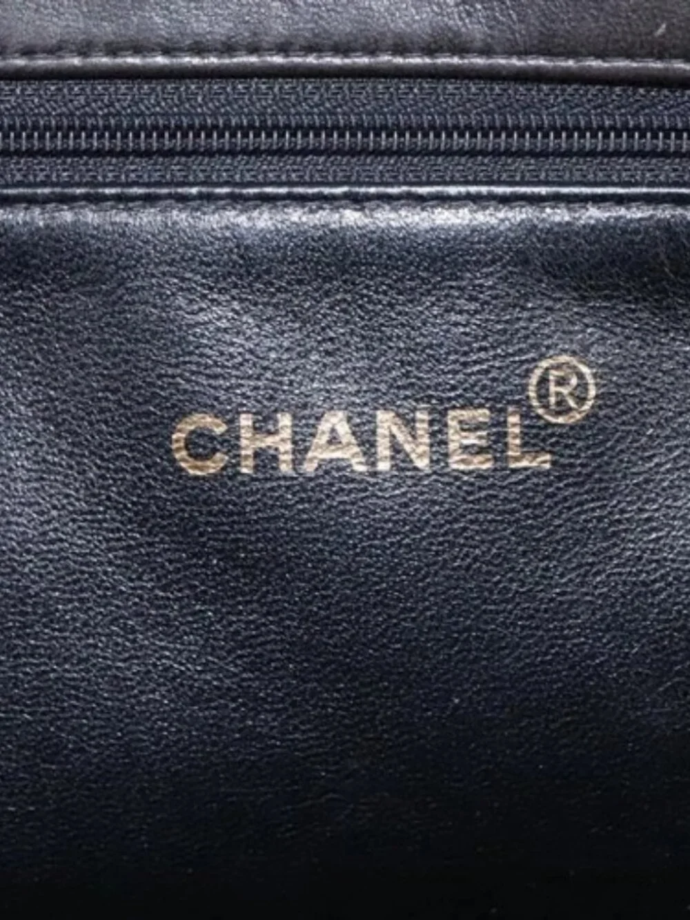 CHANEL Matelasse Chain Hand Bag Lamb Skin Black Gold CC Auth yk15908V